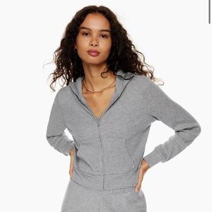 Aritzia TNA Waffle Zip Hoodie